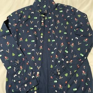 H&M Boys Christmas Long-Sleeve Shirt